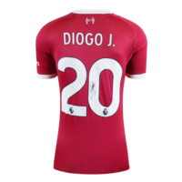 Icons Diogo Jota gesigneerd Liverpool FC shirt 2025-26