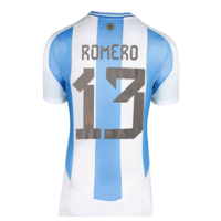 Icons Cristian Romero gesigneerd Argentinië shirt 2024-25