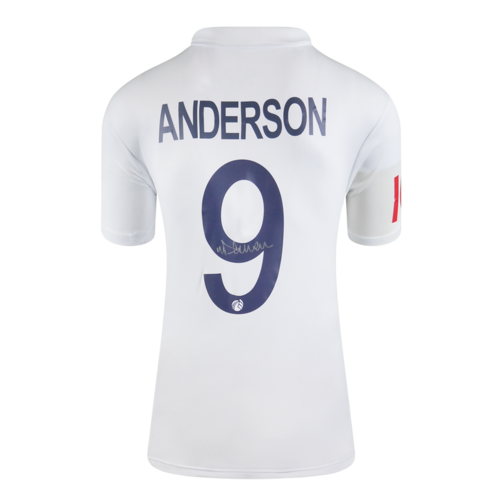 Icons Jimmy Anderson gesigneerd Engeland shirt