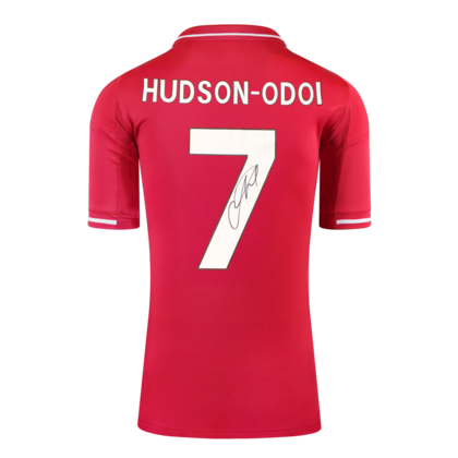 Callum Hudson-Odoi gesigneerd Nottingham Forest shirt 2025-2