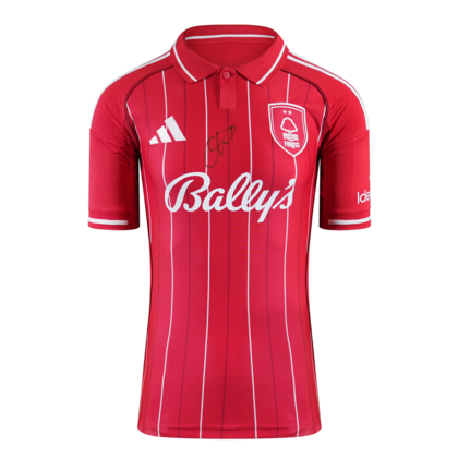 Callum Hudson-Odoi gesigneerd Nottingham Forest shirt 2025-2