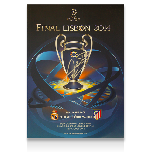 Icons Gareth Bale gesigneerd Real Madrid boek 2014