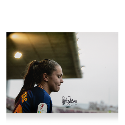 Lieke Martens gesigneerde FC Barcelona foto