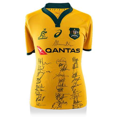 Icons Team gesigneerd Australië rugby shirt 2018