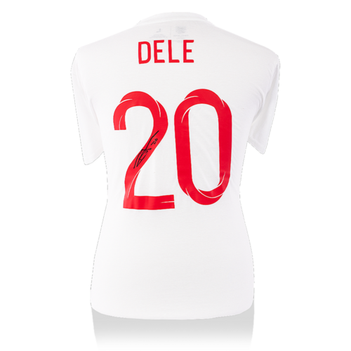 Icons Dele Alli gesigneerd Engeland shirt 2018-19