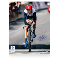 Icons Bradley Wiggins gesigneerde Team GB foto