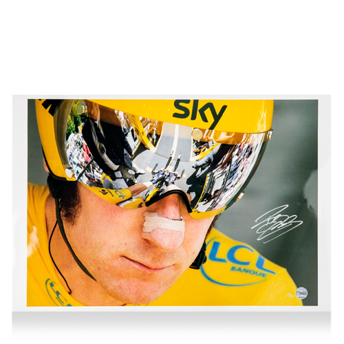 Icons Bradley Wiggins gesigneerde Limited Edition foto
