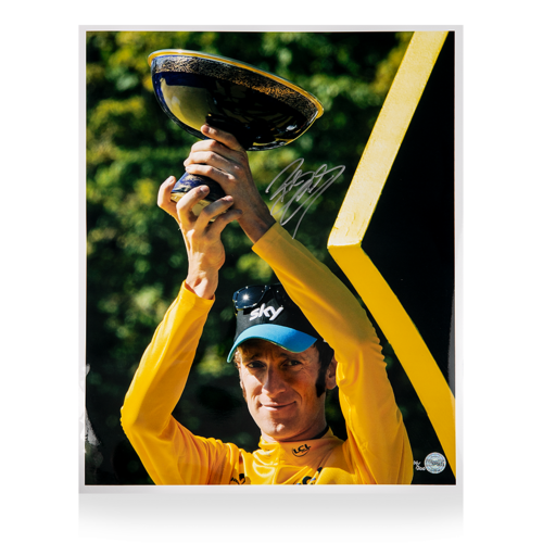 Icons Bradley Wiggins gesigneerde Limited Edition foto 2012