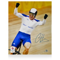 Icons Chris Hoy gesigneerde Team GB foto