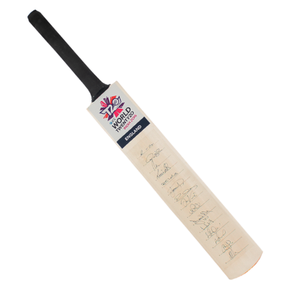 Team gesigneerde Engeland cricket bat 2016