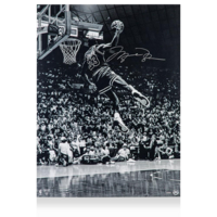 Icons Michael Jordan gesigneerde Chicago Bulls foto