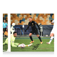 Icons Sergino Dest gesigneerde FC Barcelona foto