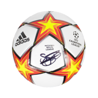 Icons Sergino Dest gesigneerde voetbal