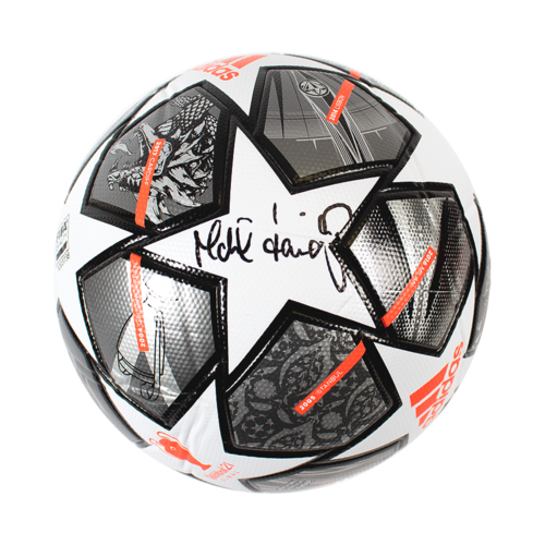 Icons Michael Laudrup gesigneerde voetbal