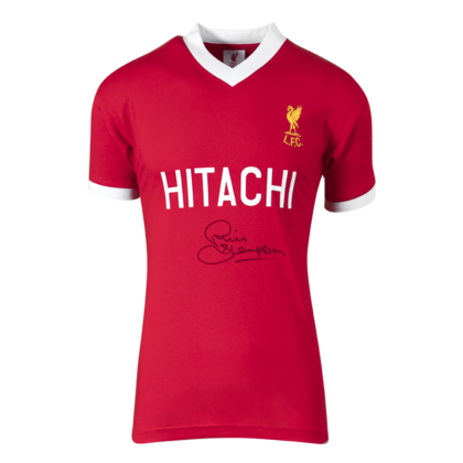 Phil Thompson gesigneerd Liverpool FC shirt 1978