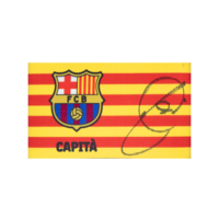 Icons Xavi gesigneerde FC Barcelona aanvoerdersband