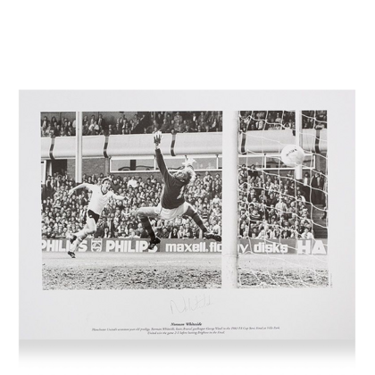 Norman Whiteside gesigneerde Manchester United foto