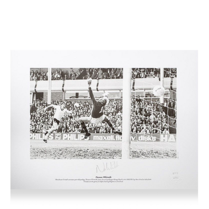 Norman Whiteside gesigneerde Manchester United foto