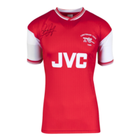 Icons Liam Brady gesigneerd Arsenal shirt