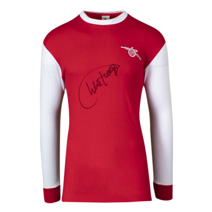 Charlie George gesigneerd Arsenal shirt 1970-71