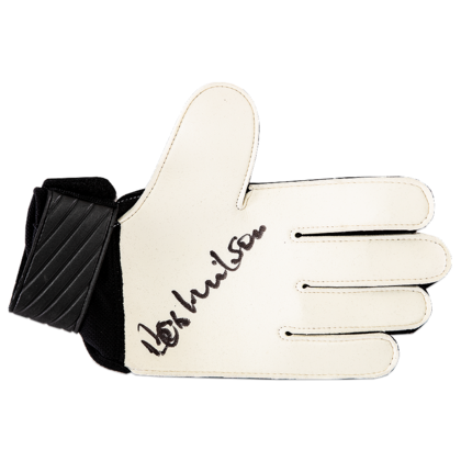 Bob Wilson gesigneerde keepershandschoen