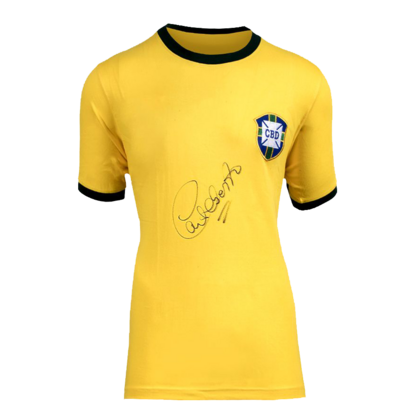 Carlos Alberto gesigneerd Brazilië shirt
