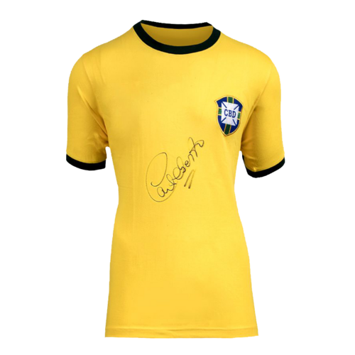 Icons Carlos Alberto gesigneerd Brazilië shirt