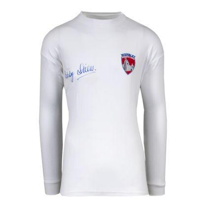 Nobby Stiles gesigneerd Engeland shirt