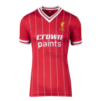 Icons Phil Thompson gesigneerd Liverpool FC shirt 1982-83