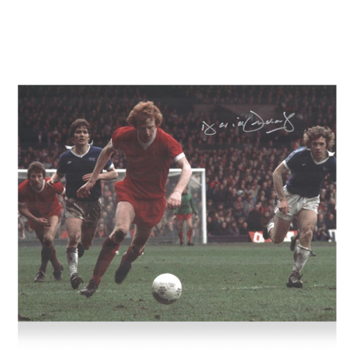 Icons David Fairclough gesigneerde Liverpool FC foto