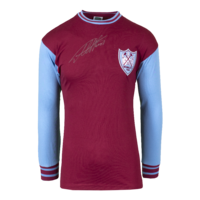 Icons Geoff Hurst gesigneerd West Ham United shirt 1964