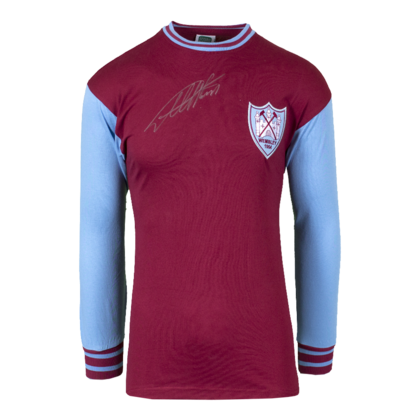 Geoff Hurst gesigneerd West Ham United shirt 1964