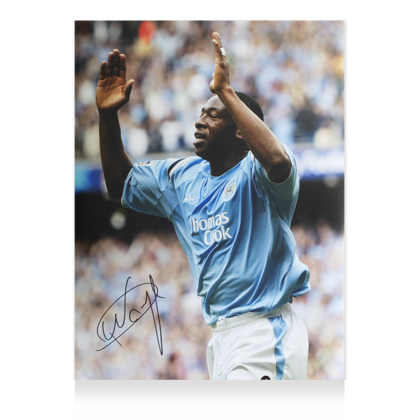 Paulo Wanchope gesigneerde Manchester City foto
