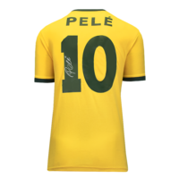 Icons Pele gesigneerd Brazilië retro shirt WK 1970