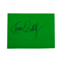 Icons Ronnie O'Sullivan gesigneerd snookertafel laken