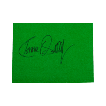 Ronnie O'Sullivan gesigneerd snookertafel laken