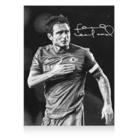 Icons Frank Lampard gesigneerd Chelsea kunstwerk