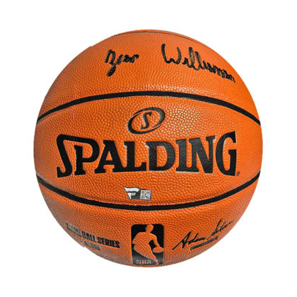 Zion Williamson gesigneerde basketbal