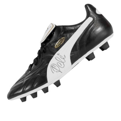 Pele gesigneerde Brazilië voetbalschoen