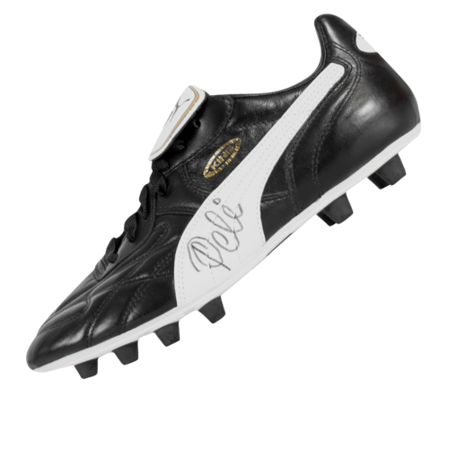 Icons Pele gesigneerde Brazilië voetbalschoen