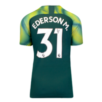 Icons Ederson gesigneerd Manchester City shirt 2019-20