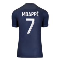 Icons Kylian Mbappe gesigneerd Paris Saint-Germain shirt 2022-23