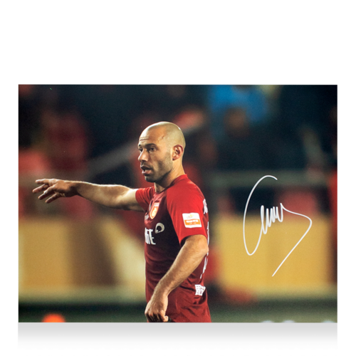 Icons Javier Mascherano gesigneerde Hebei China Fortune foto