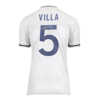 Icons Ricky Villa gesigneerd Tottenham Hotspur shirt 1981