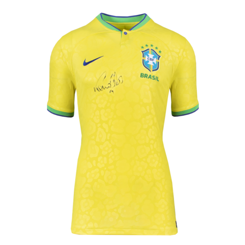 Icons Ronaldo gesigneerd Brazilië shirt
