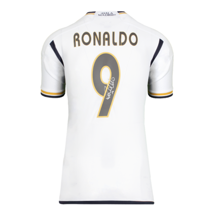Ronaldo gesigneerd Real Madrid shirt