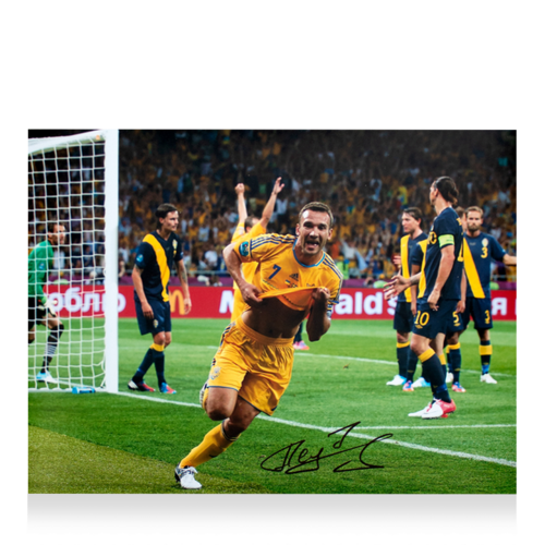 Icons Andriy Shevchenko gesigneerde Ukraine foto 2012