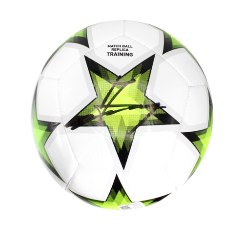 Icons Claude Makelele gesigneerde voetbal