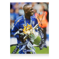 Icons Claude Makelele gesigneerde Chelsea foto 2005-06