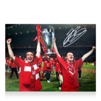 Icons John Arne Riise gesigneerde Liverpool FC foto 2005